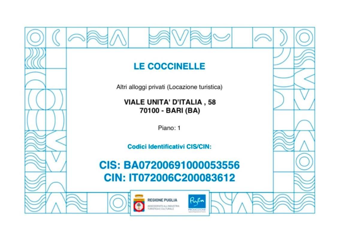 בארי B&B Le Coccinelle מראה חיצוני תמונה